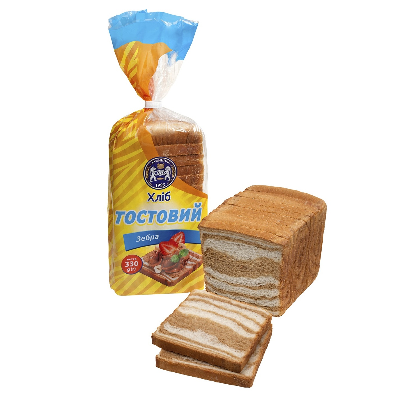 

Хлеб Кулиничі Тостовый Зебра 330г