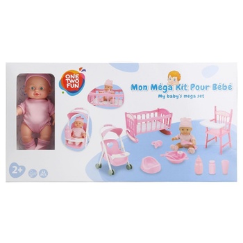 One two fun Set Mega Set with Baby Doll