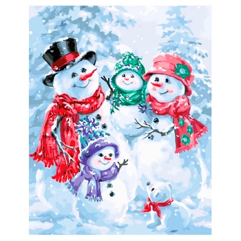 Ideyka Snowmen Creativity Set 40x50cm - buy, prices for - photo 1