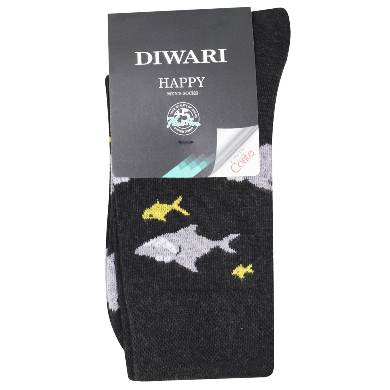 

Носки мужские DiWaRi Happy р.25 черный