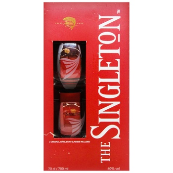 Виски Singleton of Dufftoun 12лет 40% 0,7л + 2 стакана - купить, цены на - фото 3