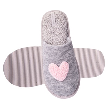 Тапки жіночі Twins сірі з декором 38/39р - купити, ціни на - фото 3