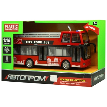 Avtoprom 8905AB Toy Bus - buy, prices for COSMOS - photo 1