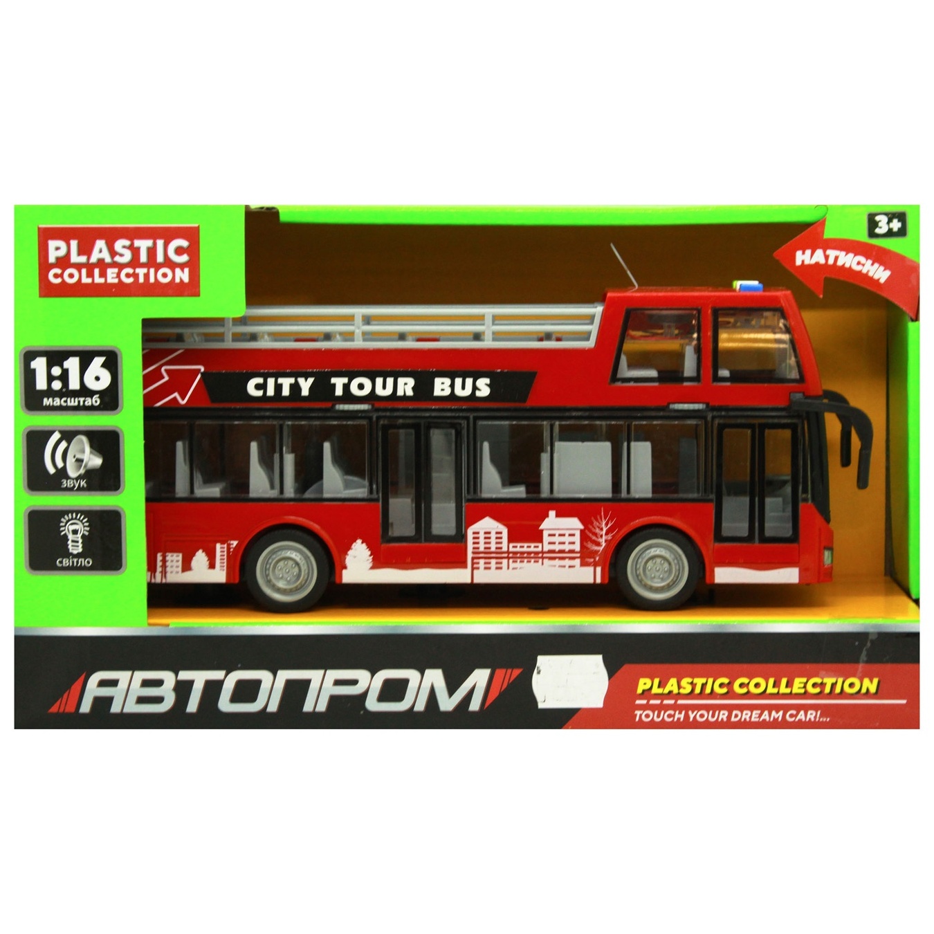 

Игрушка Автопром Автобус 8905AB