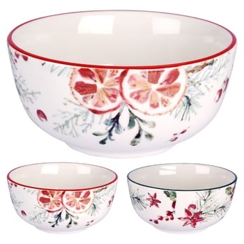 Excellent Houseware Branches Porcelain Salad Bowl 13.5cm - buy, prices for METRO - photo 1