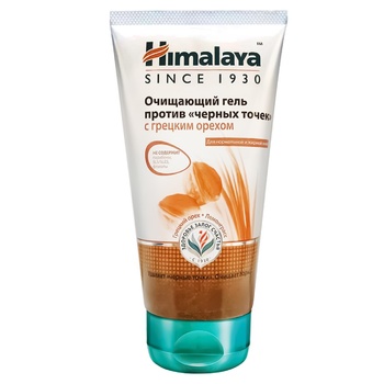 Гель для умывания Himalaya Против черных точек с грецким орехом 150мл