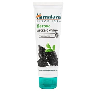 Детокс маска Himalaya с углем и зеленым чаем 75мл - купить, цены на Auchan - фото 1