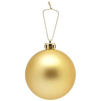 Actuel Plastic Golden Ball 8cm - buy, prices for - photo 3