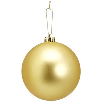 Actuel Plastic Golden Ball 10cm - buy, prices for Auchan - photo 2