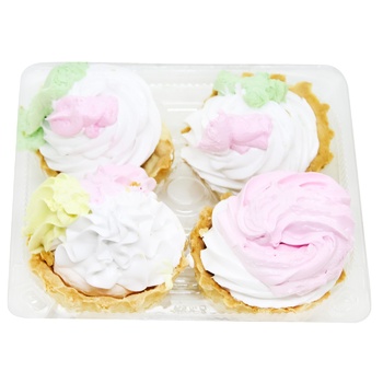 Пирожное Комбинат Плюс Корзинка Ассорти 300г - купить, цены на Таврия В - фото 2