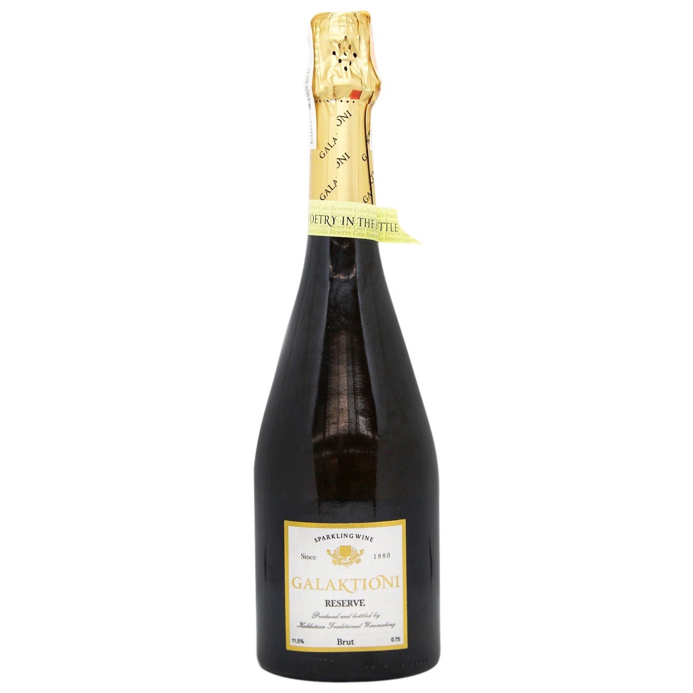 

Вино игристое Galaktioni Reserve Brut белое 11,5% 0,75л