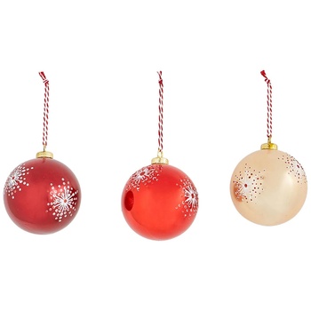 Actuel Plastic Christmas Ball 7.8cm - buy, prices for - photo 1
