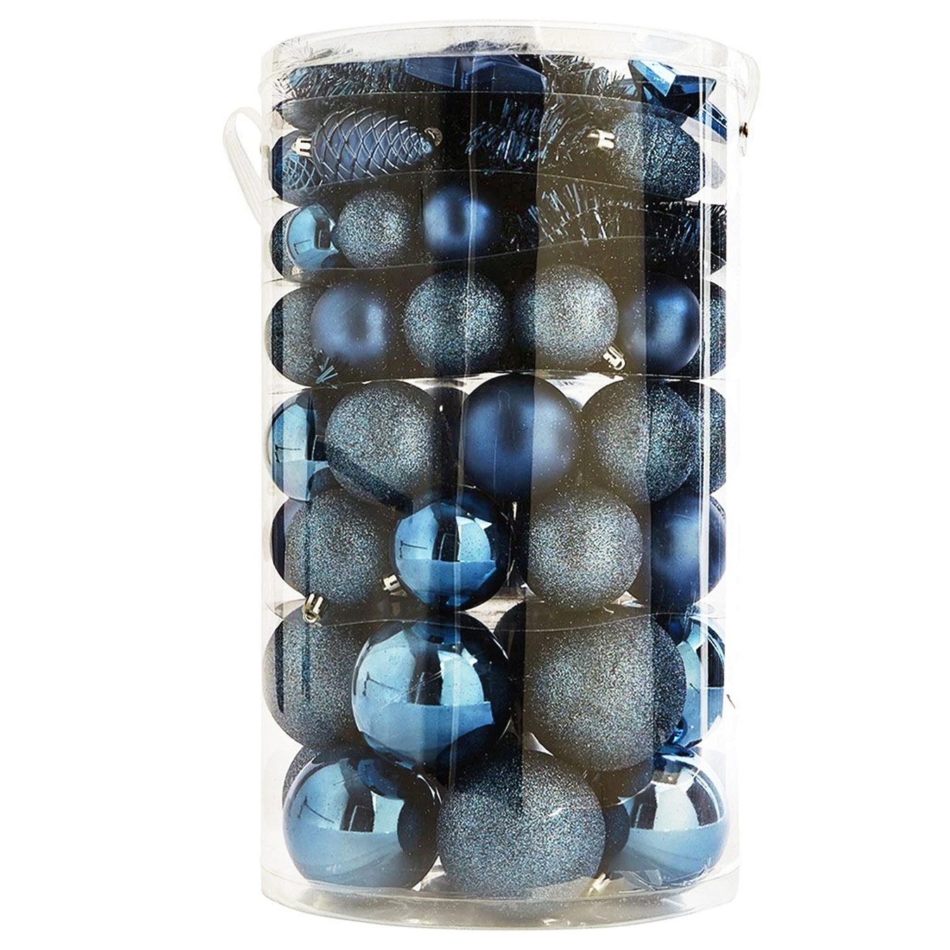 

Набор шаров Actuel пластиковых синих 82шт