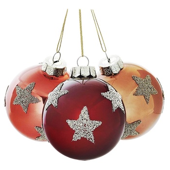 Actuel Glass Christmas Ball 8cm - buy, prices for - photo 1