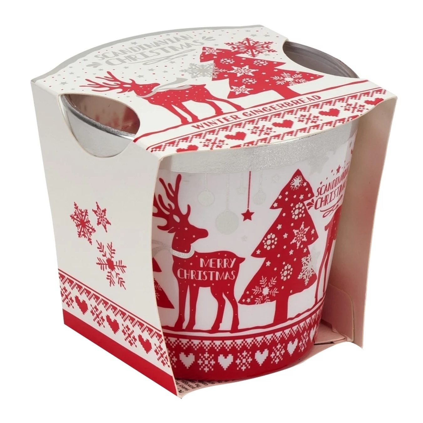 

Свеча Bartek Scandinavian Christmas в стекле