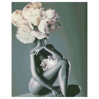 Diamond Picture Flower Figure Painting Set 40x50cm - buy, prices for - photo 1