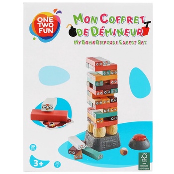 Игра One two fun Башня Взрыв - купить, цены на Auchan - фото 1