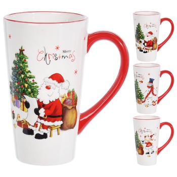 Merry Christmas Ceramic Cup 580ml in assortment - buy, prices for - photo 1