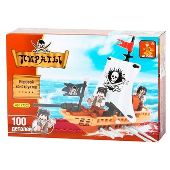 Ausini Pirates Constructor Toy 100 items - buy, prices for Vostorg - photo 1