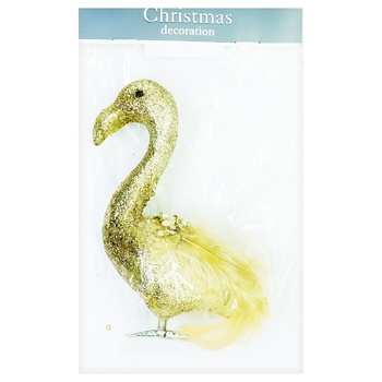 Koopman Flamingo on a Clothespin Christmas Tree Decoration 11cm - buy, prices for COSMOS - photo 1