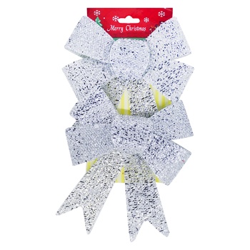 Set of Bows Silver 2pcs - buy, prices for COSMOS - photo 1