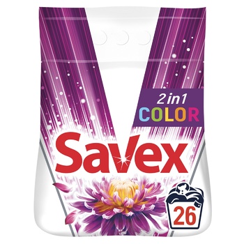 Savex 2in1 Color Auto Powder Detergent 4kg - buy, prices for Auchan - photo 1