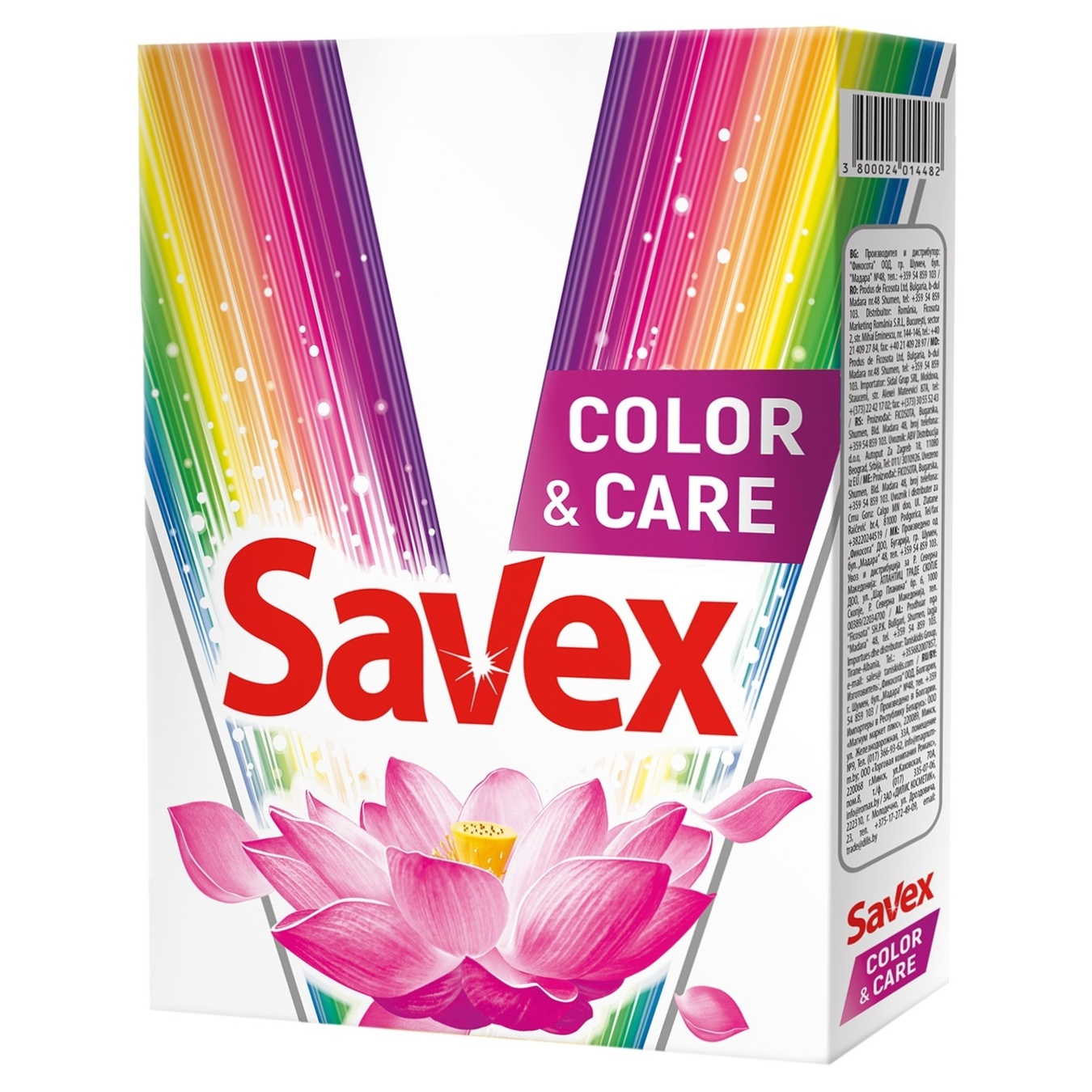 

Порошок стиральный Savex Color&Care автомат 0,4 кг