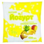Йогурт 7 Ананас-манго 1% 400г