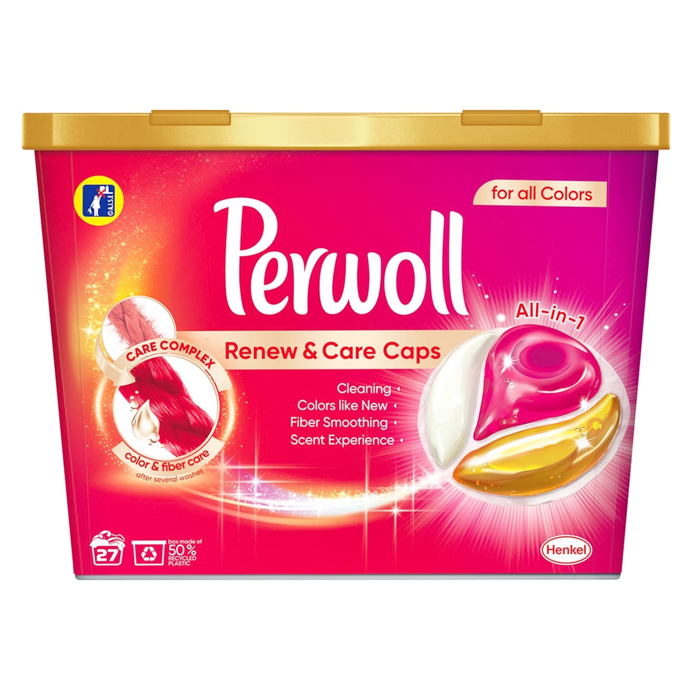 

Гель-капсулы Perwoll Color 27шт