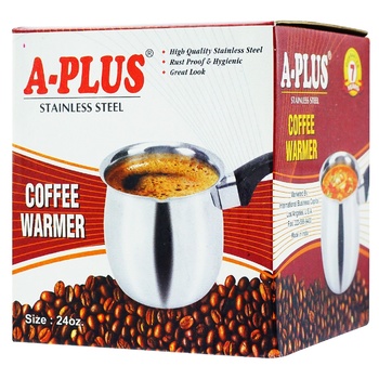 A-Plus Turk Coffee Maker Stainless Steel 720ml - buy, prices for Auchan - photo 1