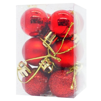 ZED Christmas Tree Balls 3cm 12pcs in assortment - buy, prices for - photo 6