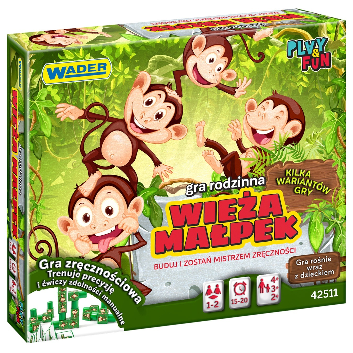 

Игра Wader Play & Fun Башня обезьян
