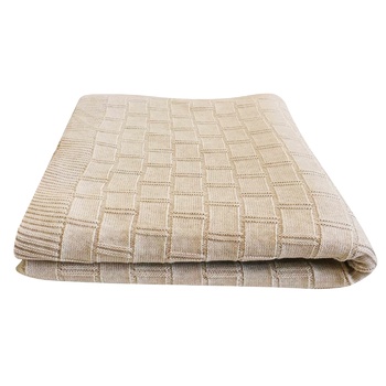 Плед Прованс Touch 130х170см бежевий - купити, ціни на КОСМОС - фото 1