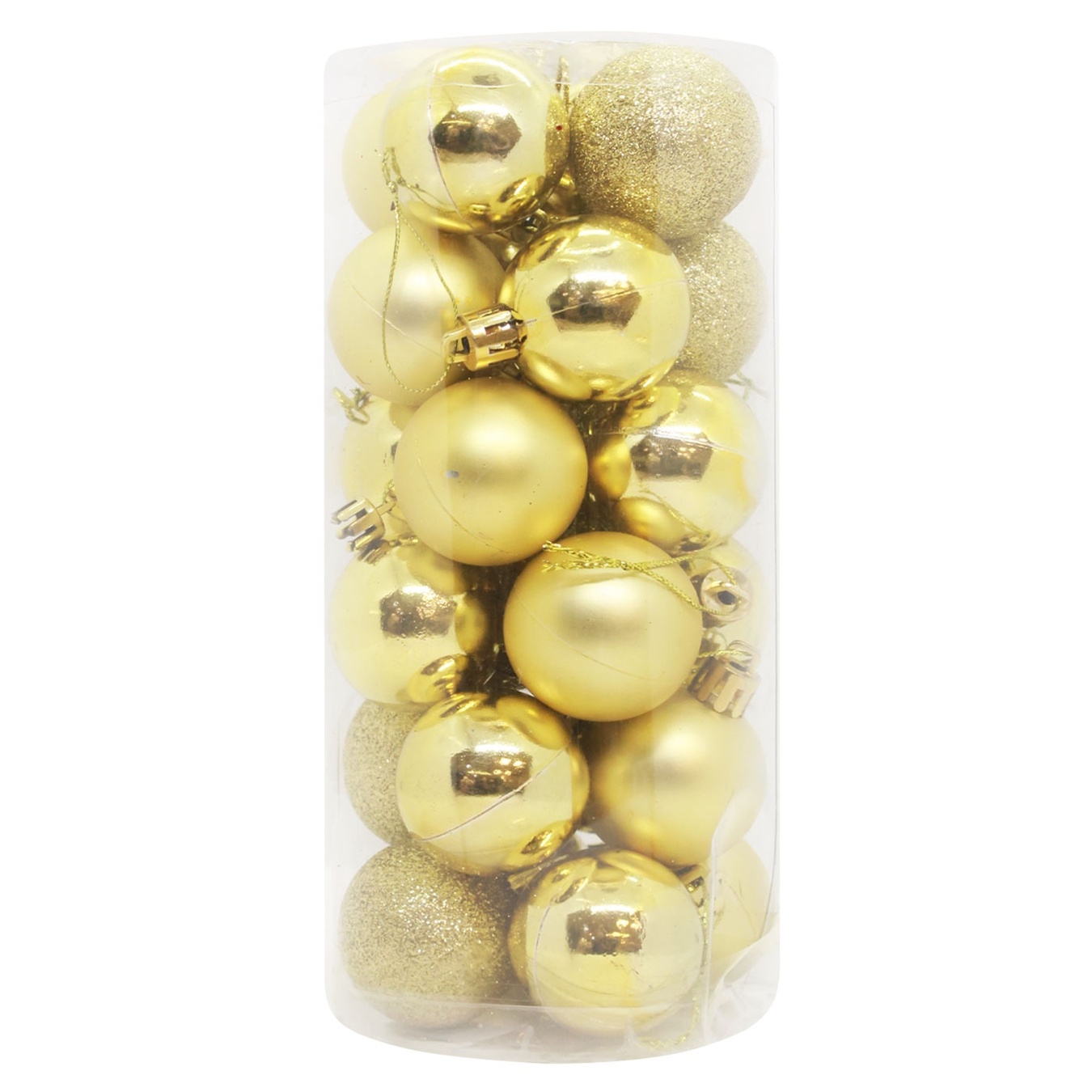 

Прикраса Куля новорічна 6472-11 24шт х24