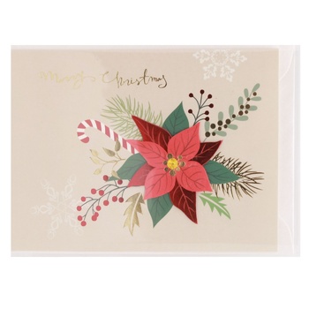 New Year's Card with an Envelope Shimmer 19х12см - buy, prices for - photo 7