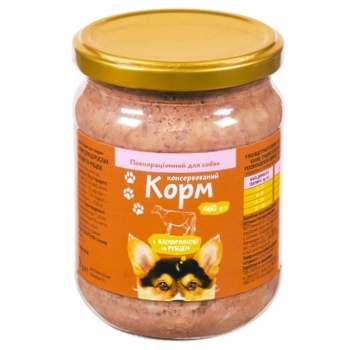 Ukrainska Zirka Dog Food with Beef and Tripe 460g - buy, prices for Tavria V - photo 1