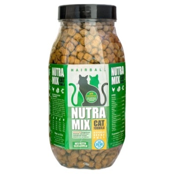Nutra Mix Hairball Chicken-Vegetables-Fish Dry Feed for Adult Cats 375g - buy, prices for Tavria V - photo 1