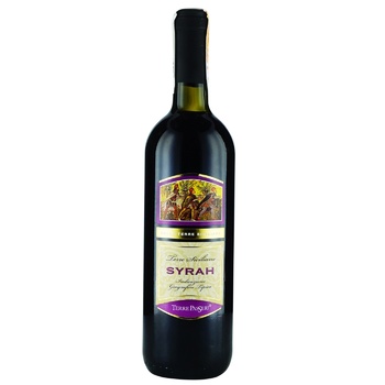 Вино Terre Passeri Syrah червоне сухе 13% 0,75л - купити, ціни на - фото 1