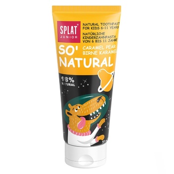 Splat Junior Caramel Pear Against Bacteria And Caries Protection Baby Toothpaste 55ml - buy, prices for Auchan - photo 2