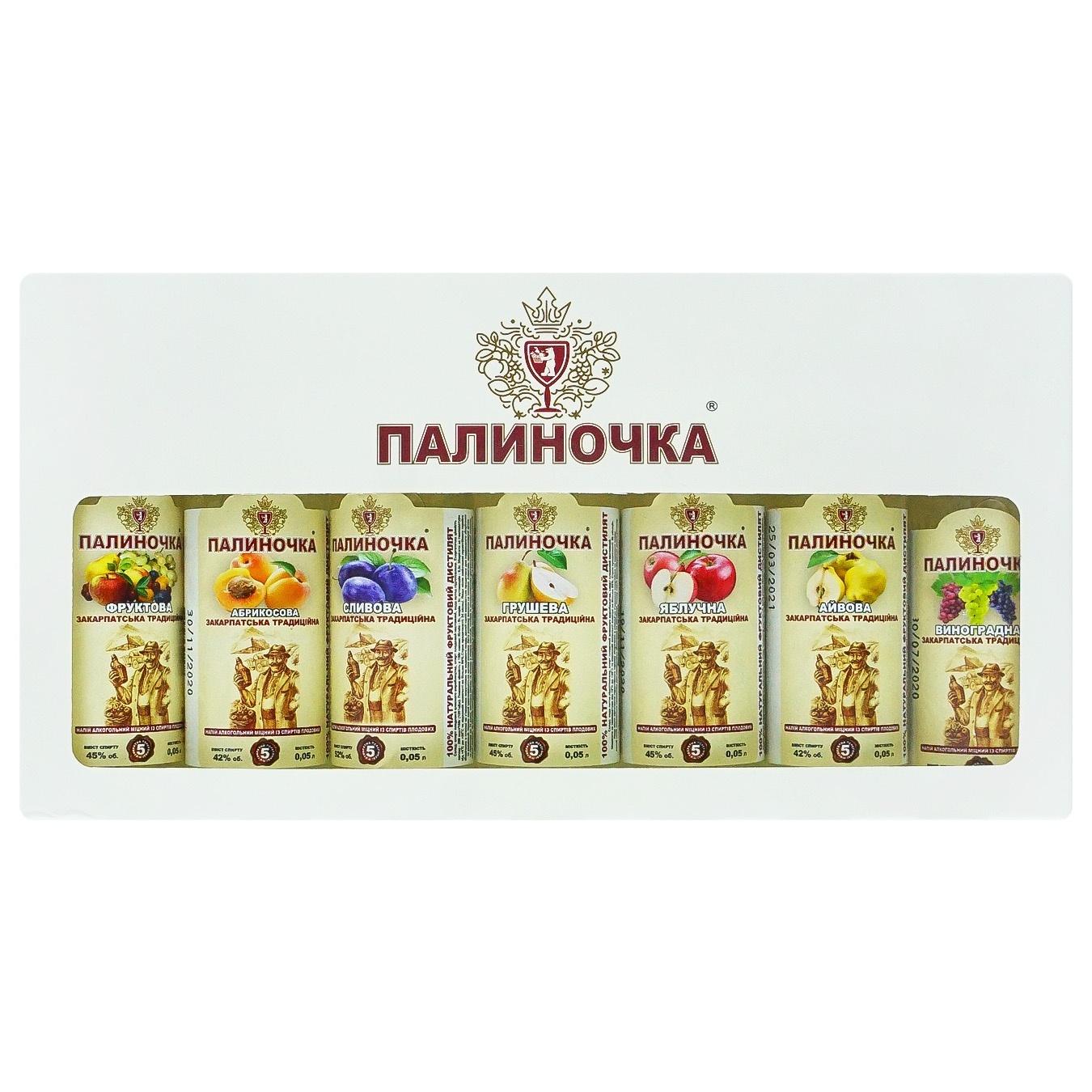 

Набор алкогольный Палиночка 7шт*0,05л