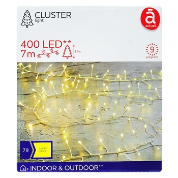 Actuel 400 LED Yellow Garland 9 programs 7m - buy, prices for Auchan - photo 2