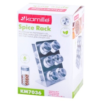 Kamille Containers Spices Set 6pcs