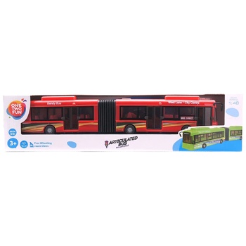 One two fun City Bus Toy 1:48 - buy, prices for Auchan - photo 1