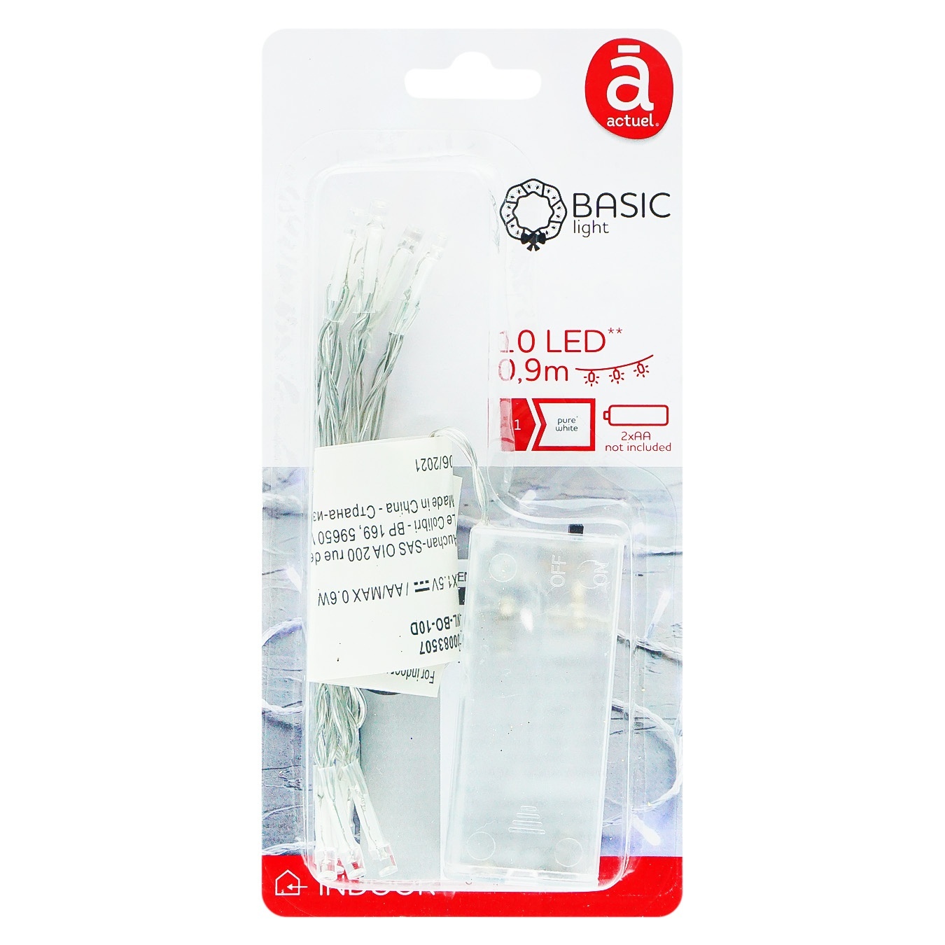 

Гирлянда Actuel 10 LED 1,05м