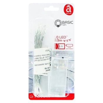 Actuel Garland 10 LED 1.05m - buy, prices for Auchan - photo 1