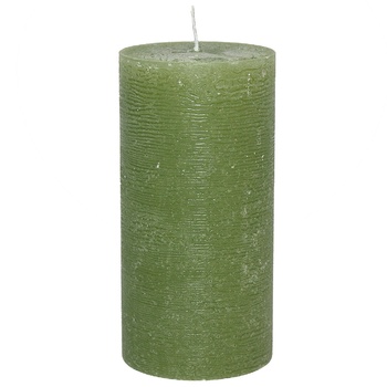 Cylinder Green Candle