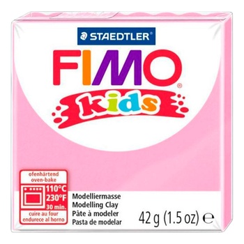 Пластика Fimo Kids рожева світла 42г - купити, ціни на - фото 1