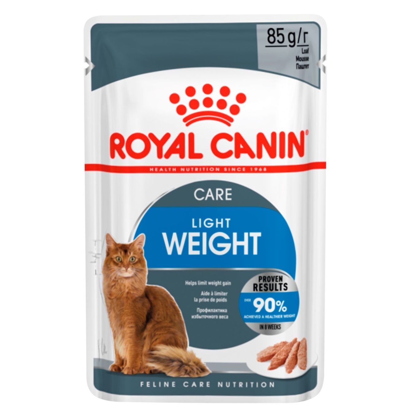 

Корм Royal Canin Light Weight паштет для котов 85г