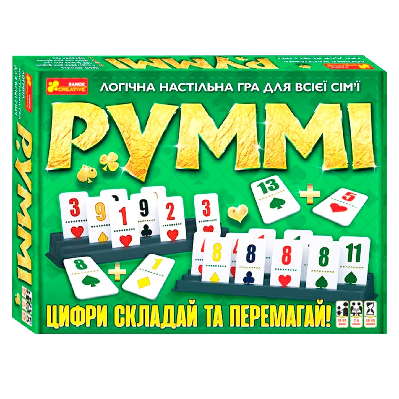 

Игра настольная Ranok Creative Логическая настольная игра Румми