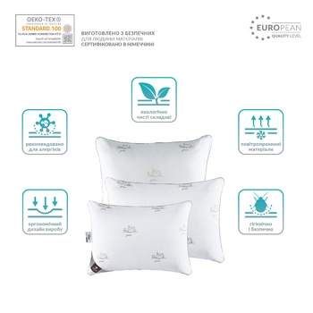 Idea Super Soft Classic White Microfiber Pillow 50x70cm - buy, prices for Vostorg - photo 5